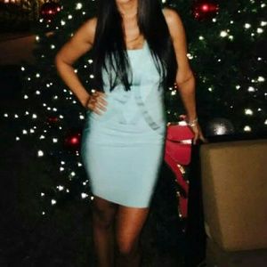 Bebe bandage mini dress